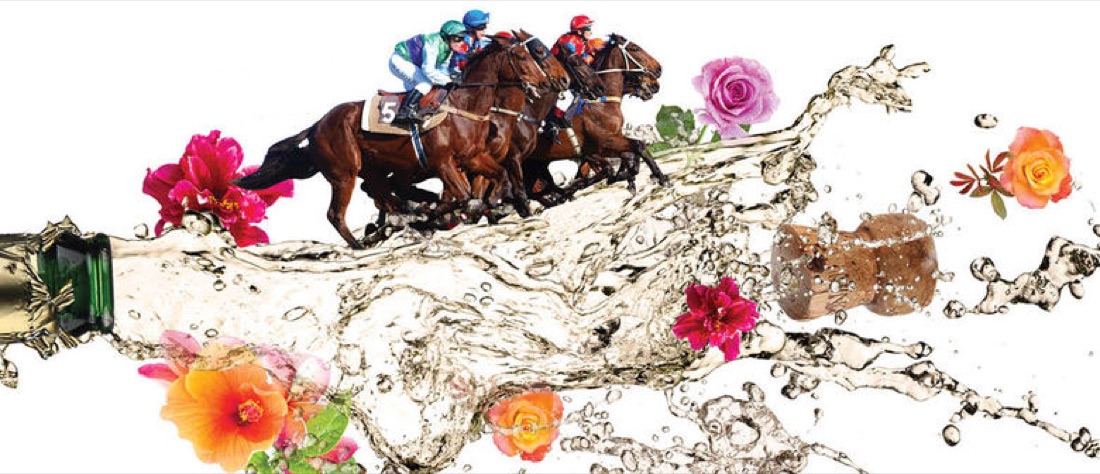 Melbourne Cup horse racing scene — Garnishes race day catering in Melbourne