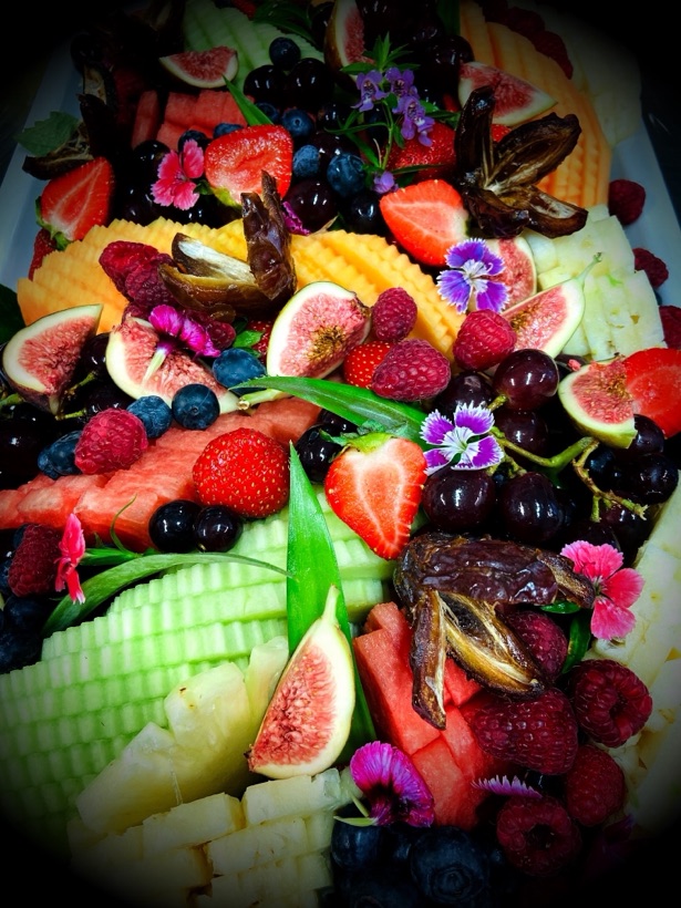 Seasonal fresh fruit platter — Garnishes Melbourne Cup catering